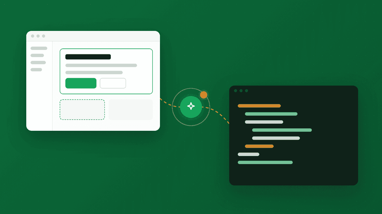 AI agent kết nối canvas thiết kế với mã nguồn